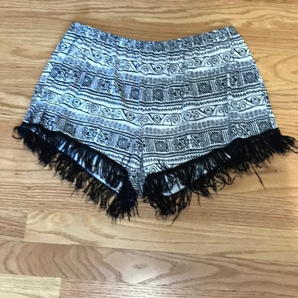POOF! Fringe Shorts - Picture 1 of 4